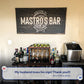 Beer Barrel Bar Sign: Custom Bar Signs for Home Bar – Ideal Man Cave Wall Decor & Perfect Gift for Him