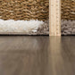 Atira Brown Checkered Area Rug
