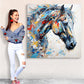 Canvas Print: "Vivid Steed"