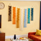 Vela Vertical Macrame Wall Hanging - Earth & Blue