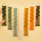 Vela Vertical Macrame Wall Hanging - Green & Earth