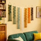 Vela Vertical Macrame Wall Hanging - Green & Earth