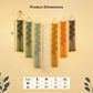 Vela Vertical Macrame Wall Hanging - Green & Earth