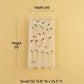 Vela Natural Macrame Leaves