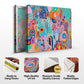 Canvas Print: "Kaleidoscopic Voyage III"