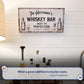 Whiskey Bar Sign III