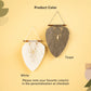 White and Taupe Macrame Leaf Wall Hanging Set