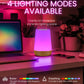 Touch Bedside Table Lamp,4 LIGHTING MODES AVAILABLE,  Rechargeable Desk Lamp, Dimmable Night Light with RGB Color Changing,Portable Lamp for Baby, Bedroom, Living Room