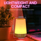 Touch Bedside Table Lamp,4 LIGHTING MODES AVAILABLE,  Rechargeable Desk Lamp, Dimmable Night Light with RGB Color Changing,Portable Lamp for Baby, Bedroom, Living Room