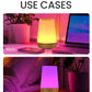 Touch Bedside Table Lamp,4 LIGHTING MODES AVAILABLE,  Rechargeable Desk Lamp, Dimmable Night Light with RGB Color Changing,Portable Lamp for Baby, Bedroom, Living Room