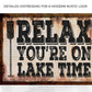 Lake Time Sign II