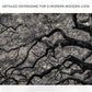 Monochrome Angel Oak Tree Canvas Wall Art