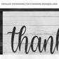 Thankful And Blessed Sign III