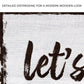 Let's Stay In Bed Sign