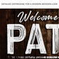 Welcome To The Patio Sign
