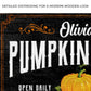 Pumpkin Patch Sign IV