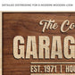Rustic Garage Bar Wood Sign