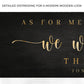 Joshua 24:15 - We Will Serve The Lord Sign III