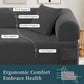 Spring Sofa with High-Quality Fabric, Pillows & Storage