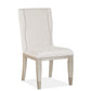 Lenox - Upholstered Host Side Chair (Set of 2) - Warm Silver