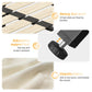 Queen Size Tufted Bed Frame with Extra-Large Ultra-Soft Cloud Pillow Design