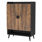 29.6 Inches Rustic Brown Shoe Cabinet
