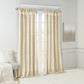 Twist Tab Lined Window Curtain Panel Champagne
