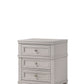 3 Drawer Nightstand With USB Charging Port