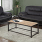 Rectangular Coffee Table with Mosaic Tile Top