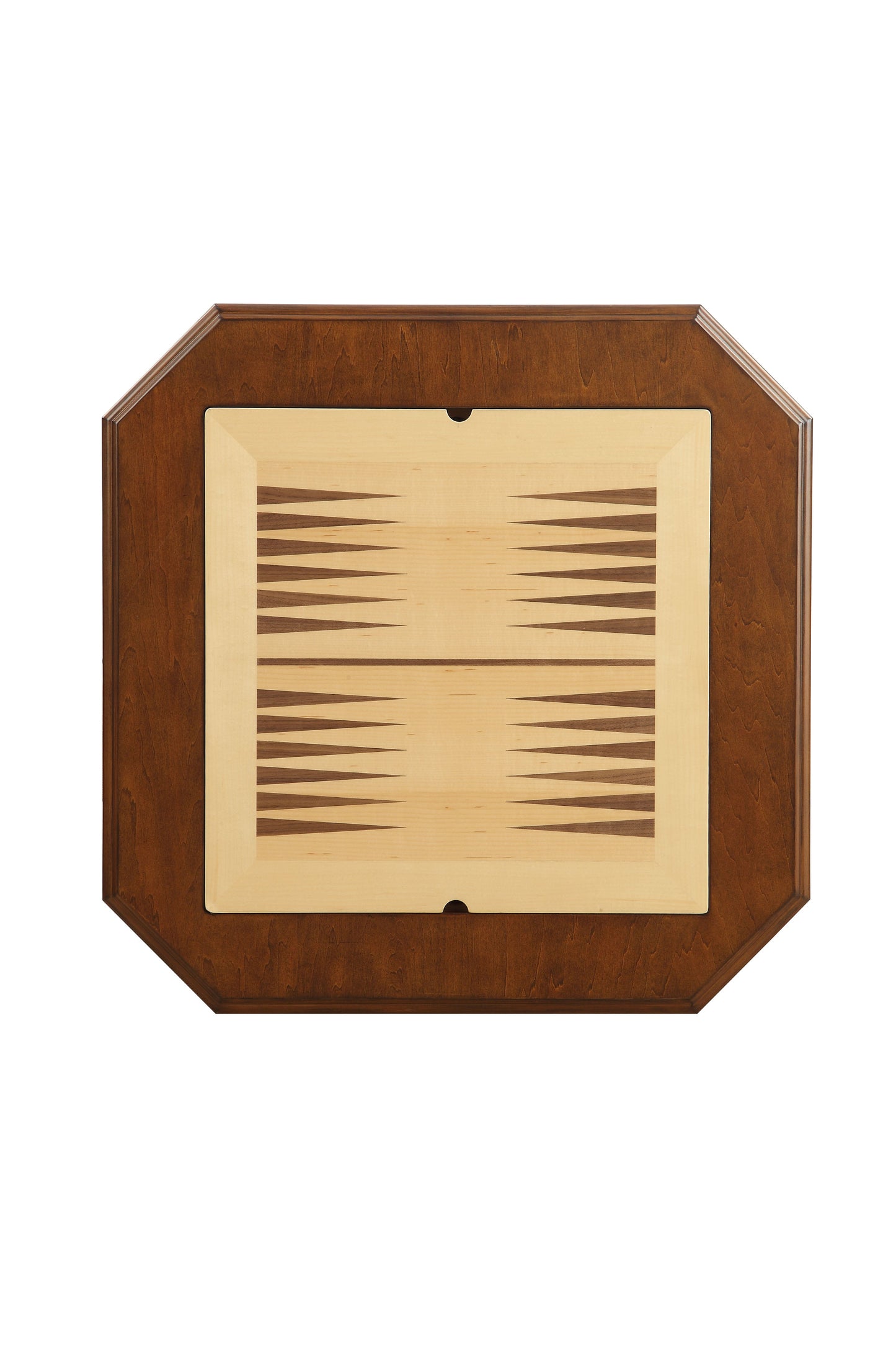 Bishop Cherry Finish Reversible Chess Checker Game Table