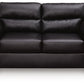 Glennbre - Loveseat - Midnight - view 2