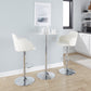 Clear Adjustable Contemporary Bar Table
