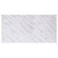 Zander - Dining Table - White Printed Faux Marble Top & Mirrored Silver