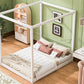 Queen Size Canopy Platform Bed with Support Legs