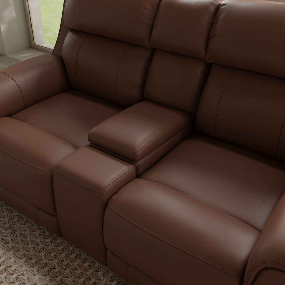 Oslo - Dual Power Reclining Loveseat With Console - view 11