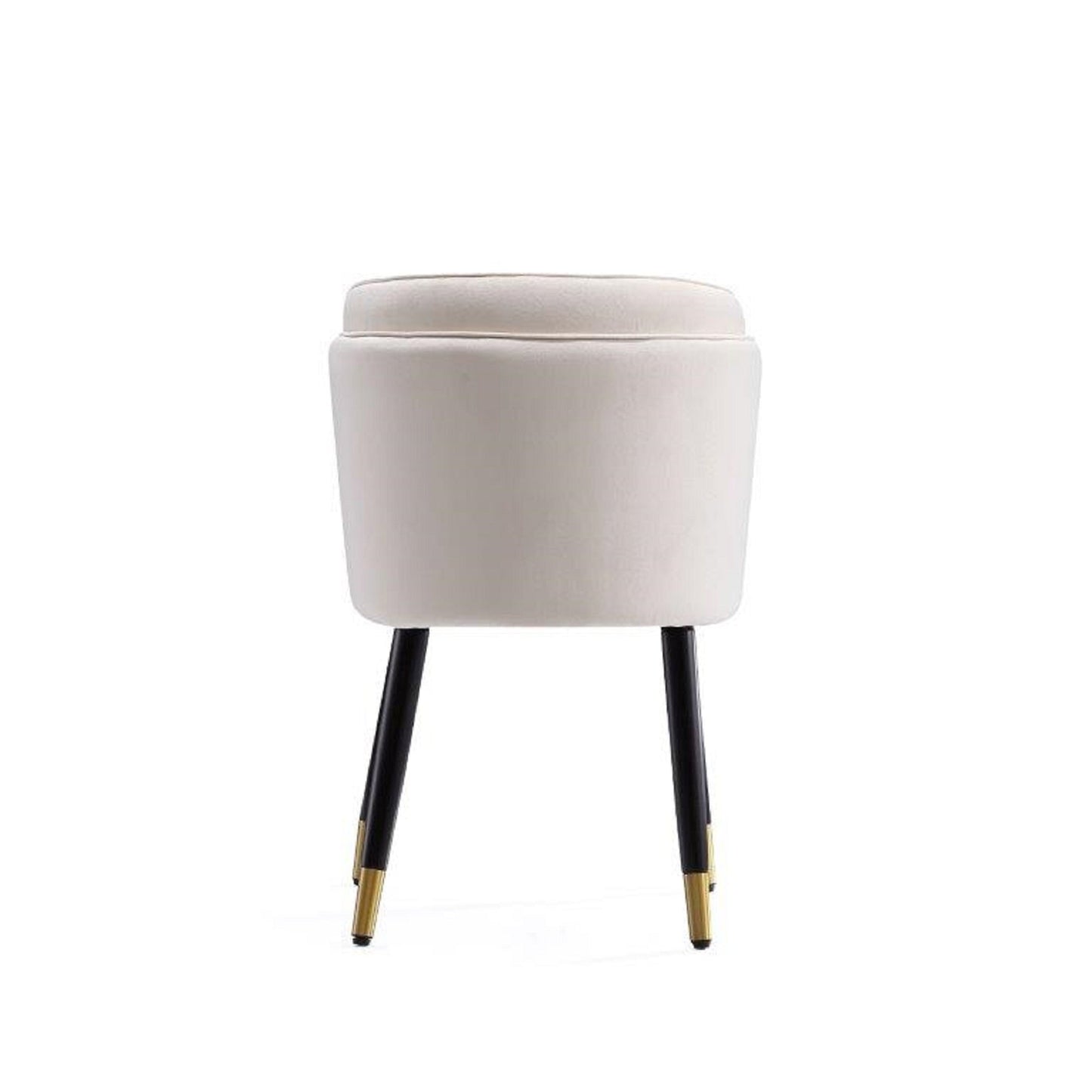 Zephyr Wood Velvet Dining Chair