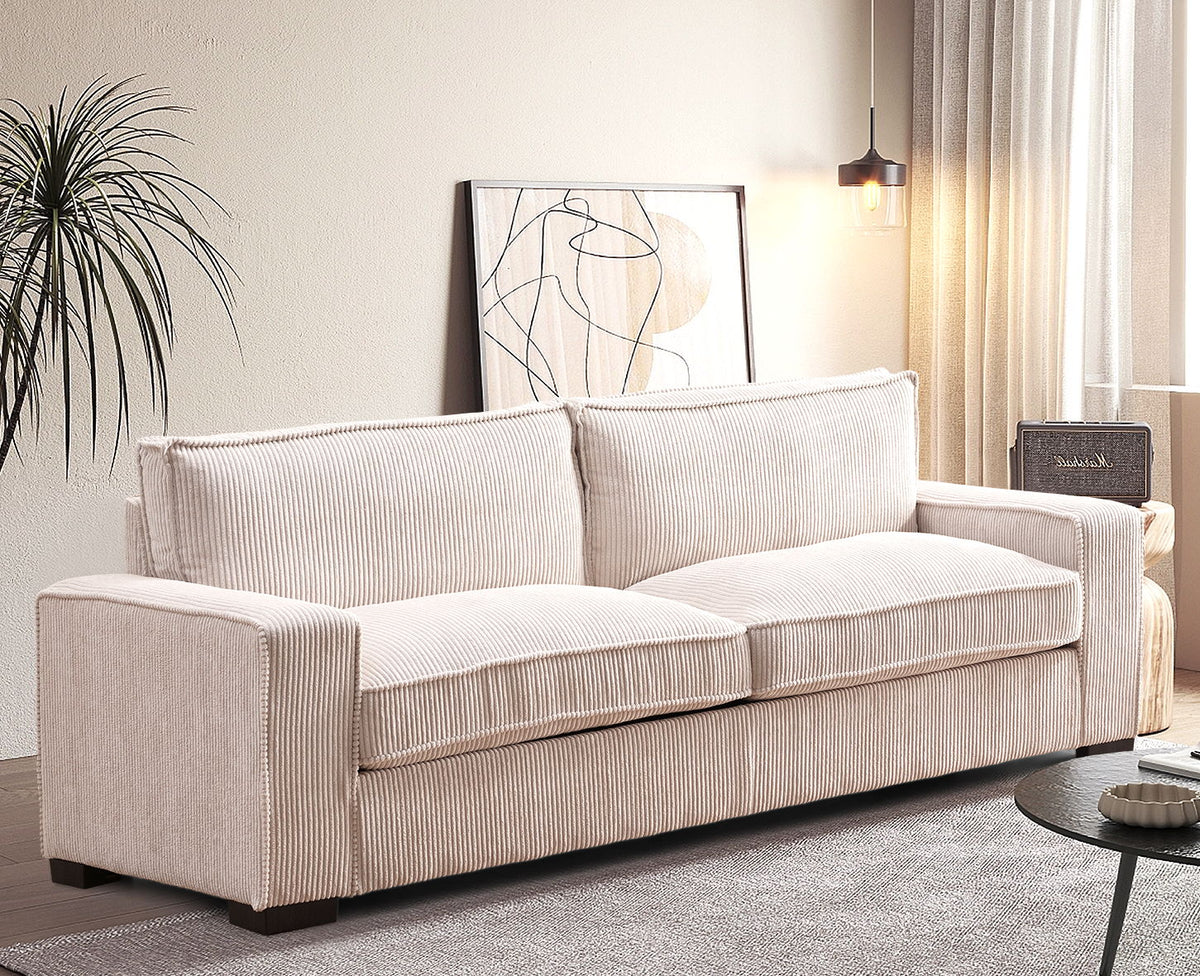 Luxe - Sofa With Sleek Design, Spacious And Comfortable 3 Seater Couch - view 12