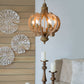 Farmhouse Chandelier, 6 Light Wood Chandelier Pendant Light Fixture With Adjustable Chain For Dining Room - view 26