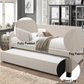 Jagger Fog Fabric Daybed With Trundle (Twin)