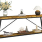 70.9" Extra Long Rustic Industrial Sofa Table
