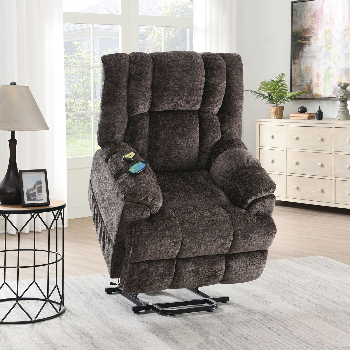 Pacay Chenille Power Motion Recliner