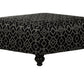 Cumberland - Cocktail Ottoman - Onyx