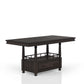 Deep Coffee Counter Height Dining Table