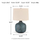Malthace - Metal Table Lamp  - Patina
