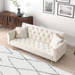 71 Inch Convertible Love Seat Sofa, American Retro