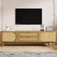 Rattan TV Stand for TVs Up to 75''
