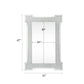Noralie - 47" X 31" Accent Mirror With Faux Diamonds - Mirrored