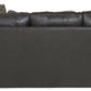 Denali - Italian Leather Match Sectional