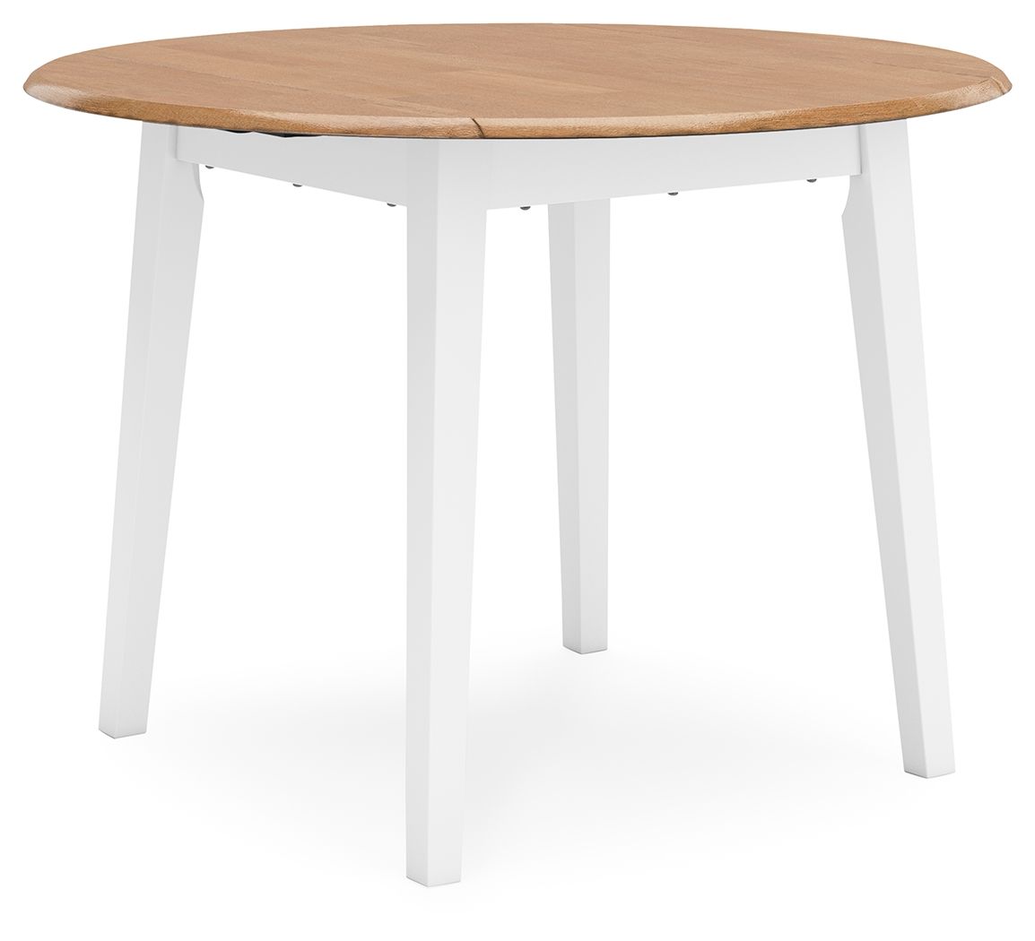 Gesthaven - Round Dining Room Drop Leaf Table Set - view 10