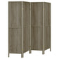 Grey Driftwood and Light Privacy Screen